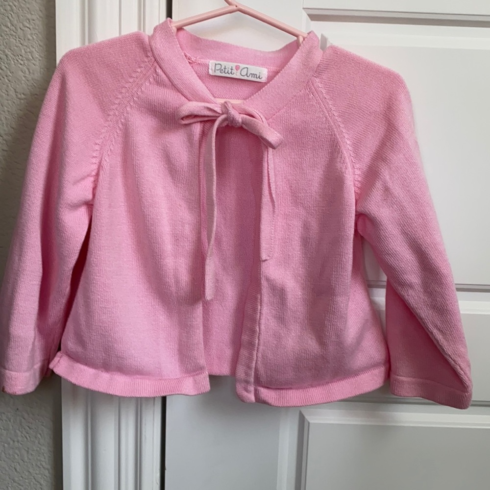 Petit Mai Pink Girl Dress Sweater